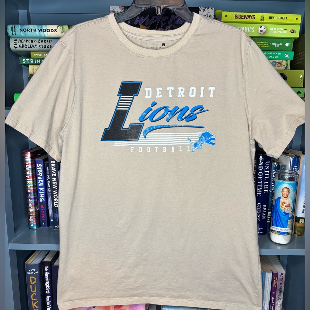 NFL Detroit Lions Beige Short Sleeve Tee